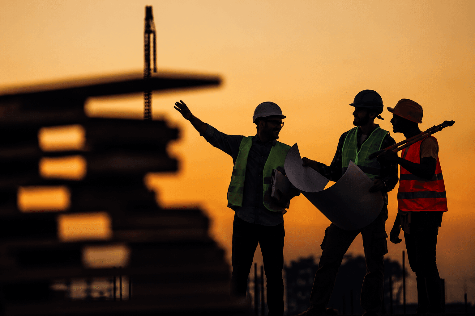 ConstructionX construction management hero visual.
