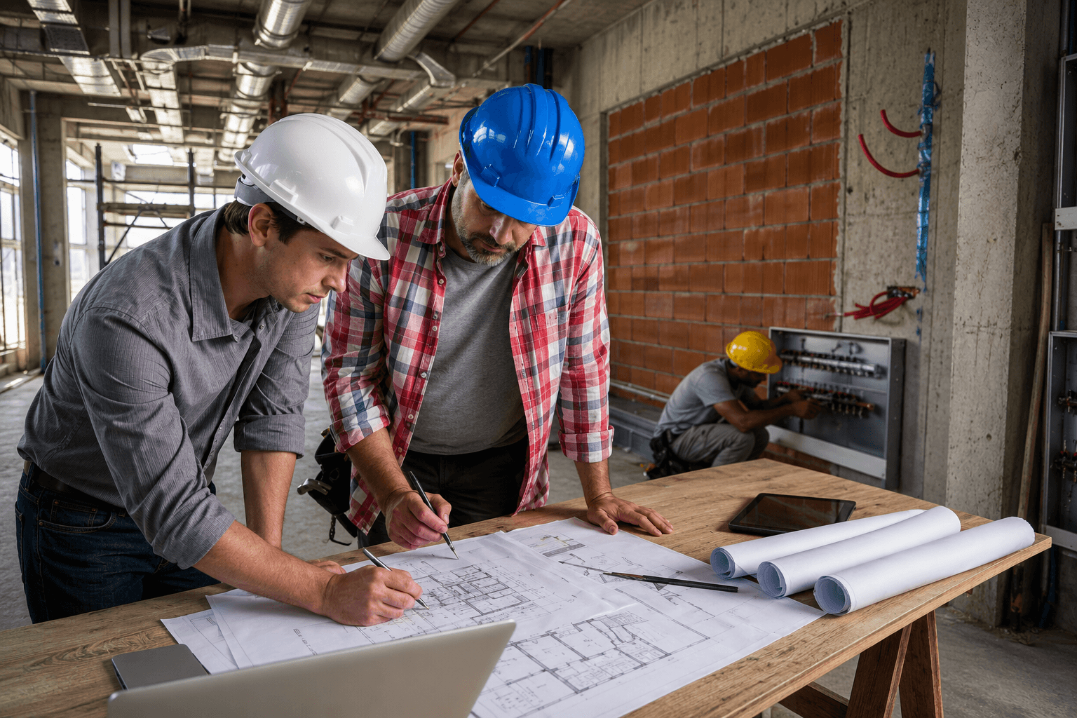 ConstructionX trade and supplier alignment visual.