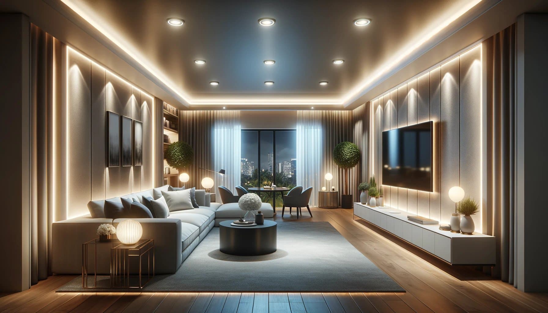 The Power of LED Lighting in Modern Homes visual.