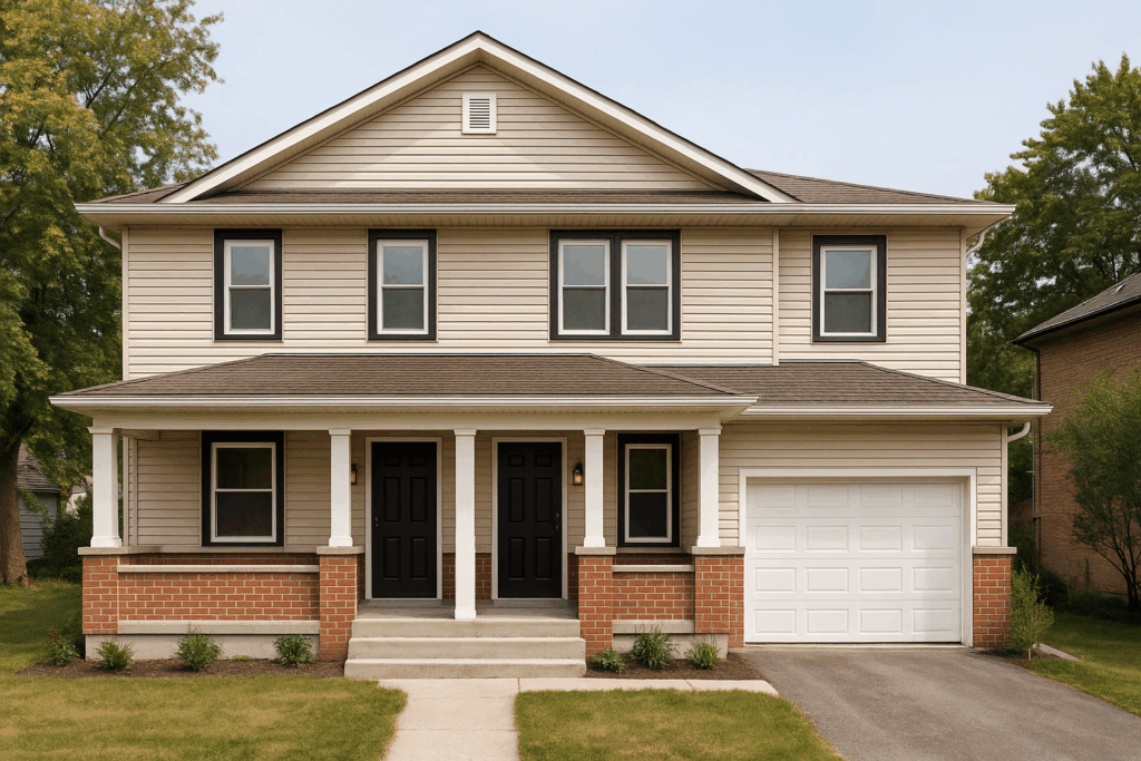 Legal duplex conversion in Ontario with modern finishes and rental-ready layout