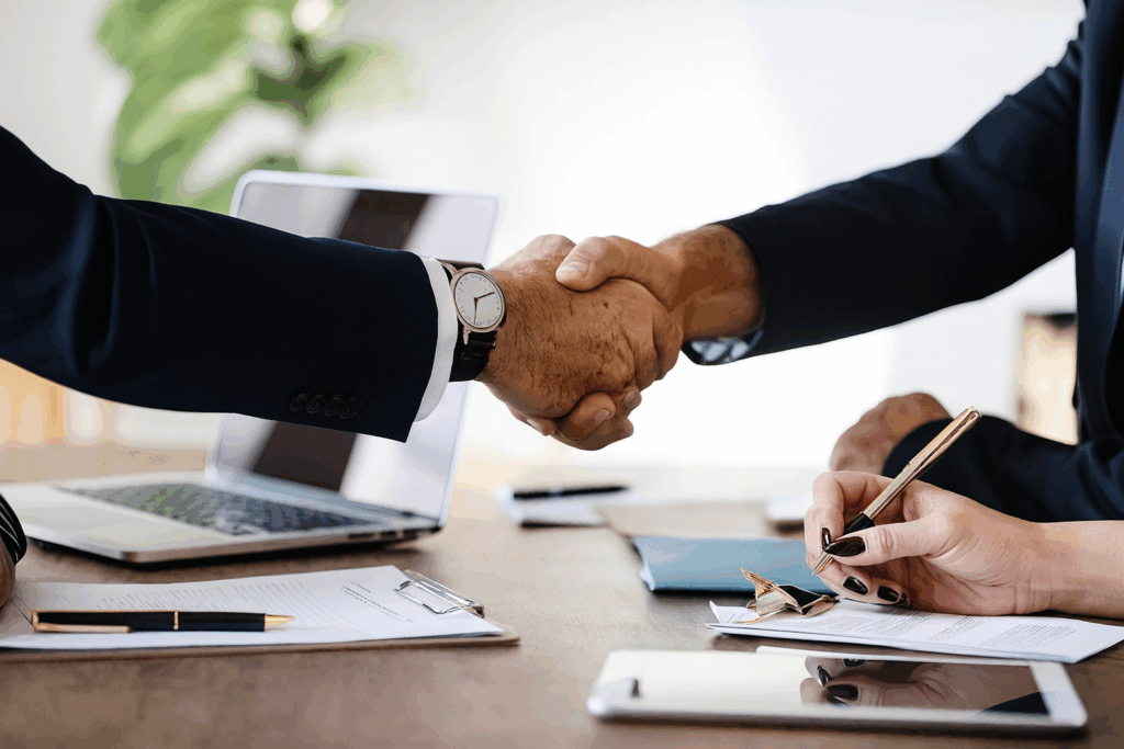 Handshake agreement – ConstructionX | Custom Home Builders in Banff