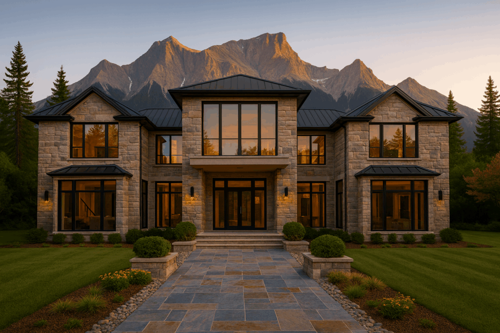 California-inspired luxury home in Banff designed by ConstructionX – Custom Home Builders in Banff