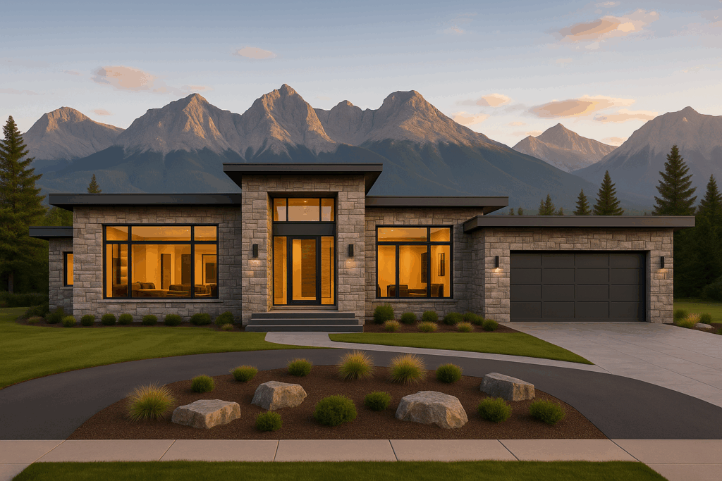 The Rockies Home – Contemporary mountain residence in Banff by ConstructionX, leading Custom Home Builders in Banff