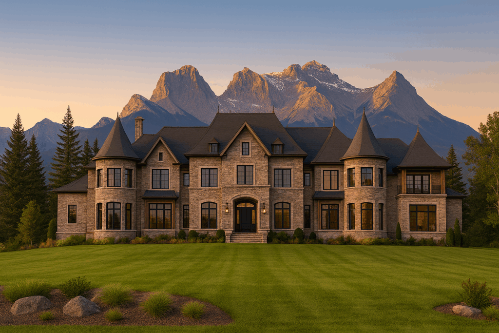 The Palace – Luxury estate in Banff by ConstructionX, premier Custom Home Builders in Banff