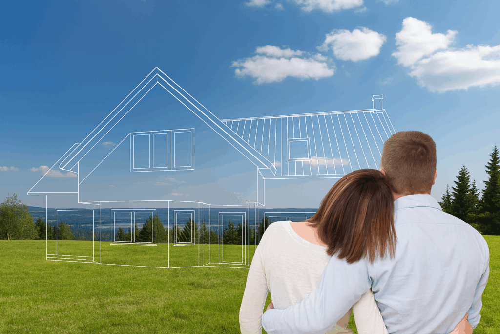 Couple envisioning their custom dream home in Alberta | Custom Home Builders in Alberta