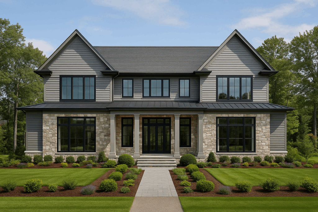 Modern craftsman-style home by ConstructionX — Custom Home Builders in Windermere