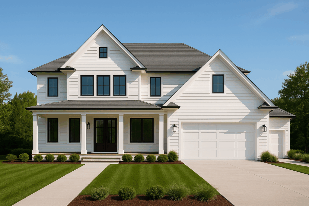 ConstructionX Hamptons-style custom home — Custom Home Builders in Okotoks with timeless coastal design